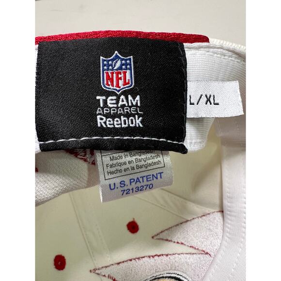Vintage San Francisco 49ers Sharktooth Hat Reebok NFL Apparel Sue size L/XL - Picture 4 of 11